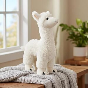 Webby Plush Standing Llama Soft Toys | Cute and Huggable Stuffed Animal Toys for Kids and Adults