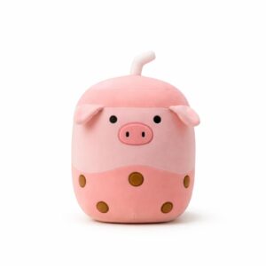 MINISO Gigi Food Series Plush Toy – (Milk Tea) Soft Toy | 29CM Cute Stuffed Plush for Kids & Gifting